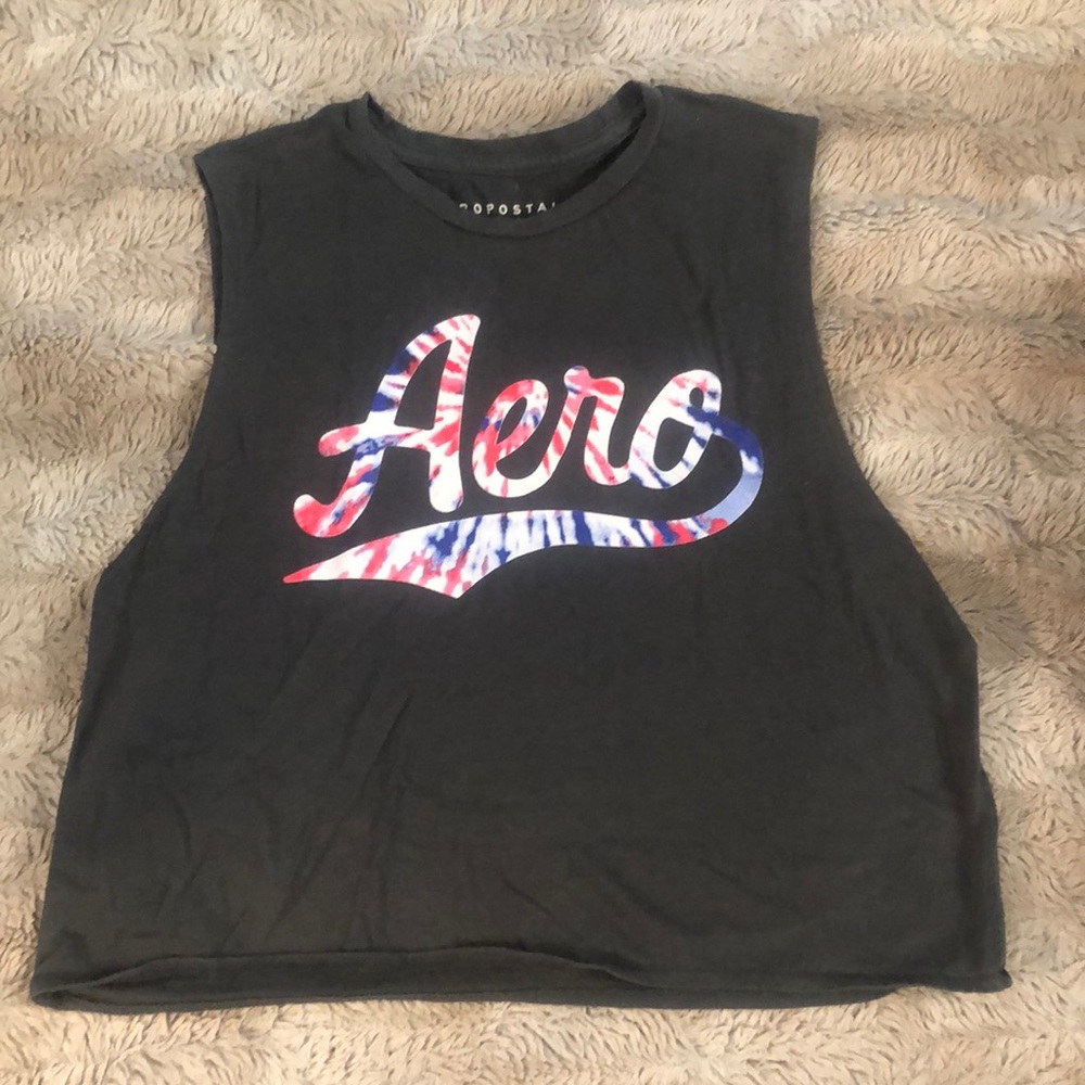 AEROPOSTLE cropped muscle tank